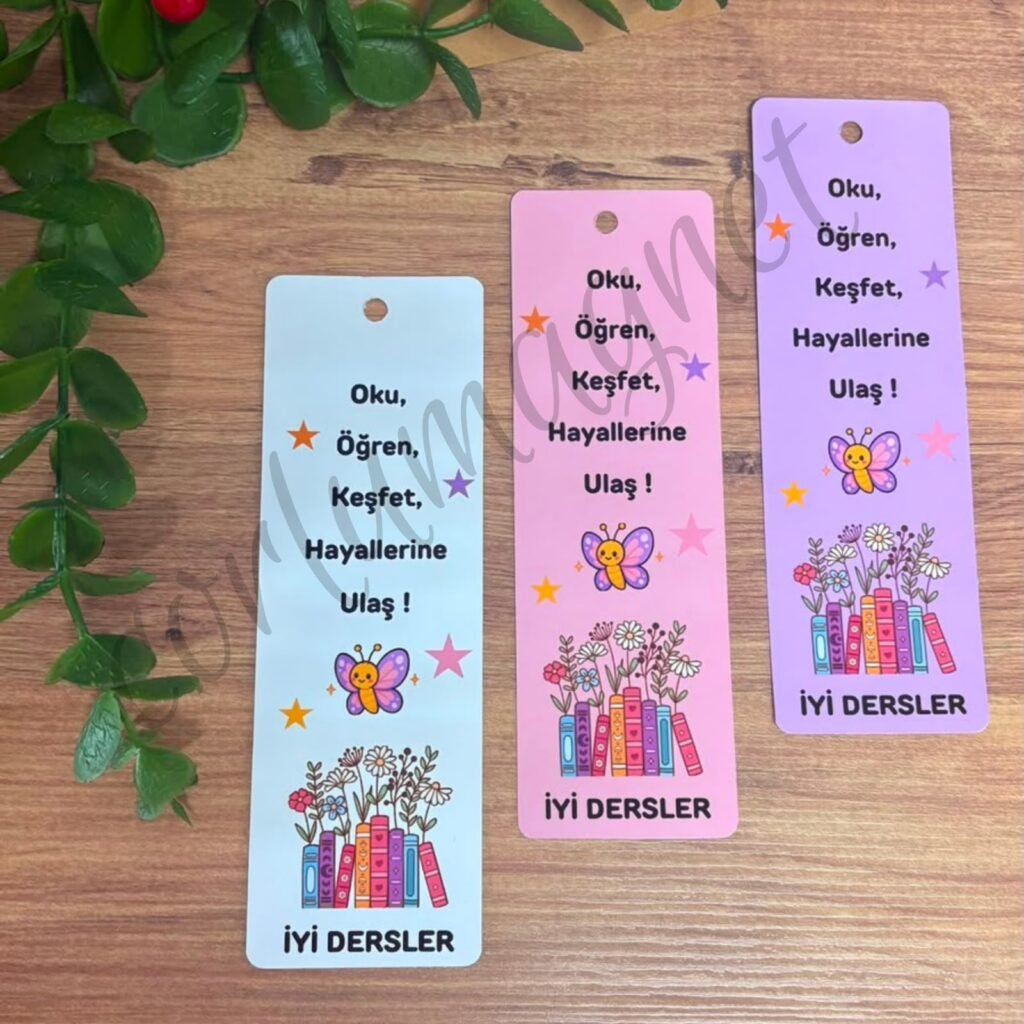 Okula Dönüş Öğrenci Hediyesi (kitap ayracı)